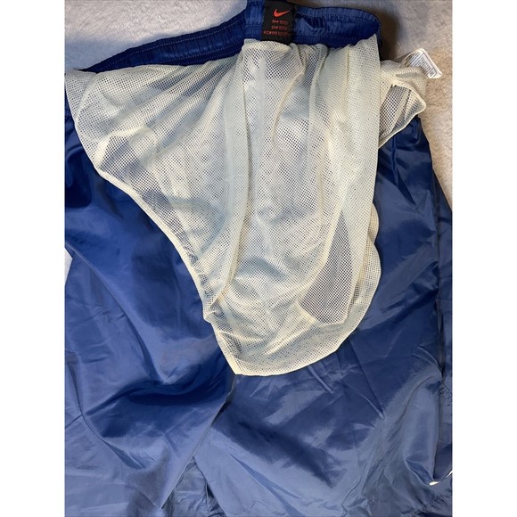 Vintage 90`s NIKE Swim Shorts Size XL Blue with Name on Rear Amazing condition - Picture 11 of 11